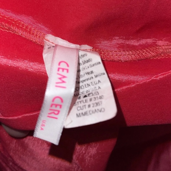 Cemi Ceri Pink Mid-Rise Flared Skirt - Picture 4 of 4